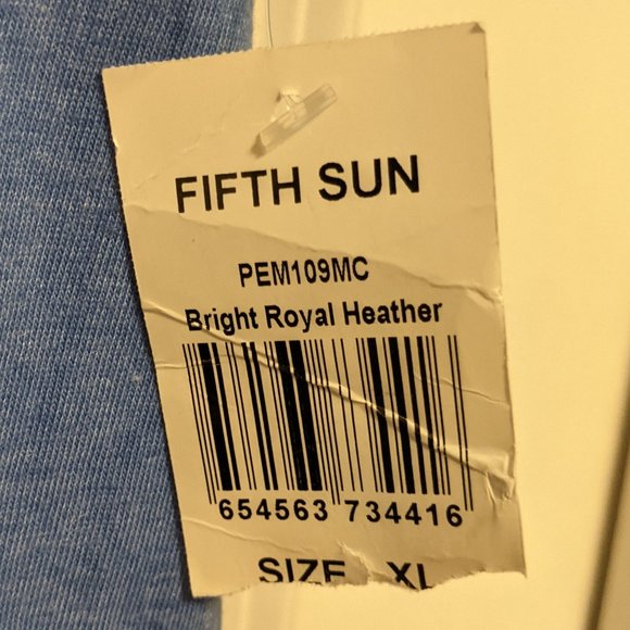 Mens "Pepsi" T-shirt size XL fifth sun - Picture 4 of 7